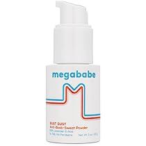 Megababe Sweat Absorbing Body Powder - Bust Dust | with Applicator Pump | Talc-Free, All Natural ... | Amazon (US)