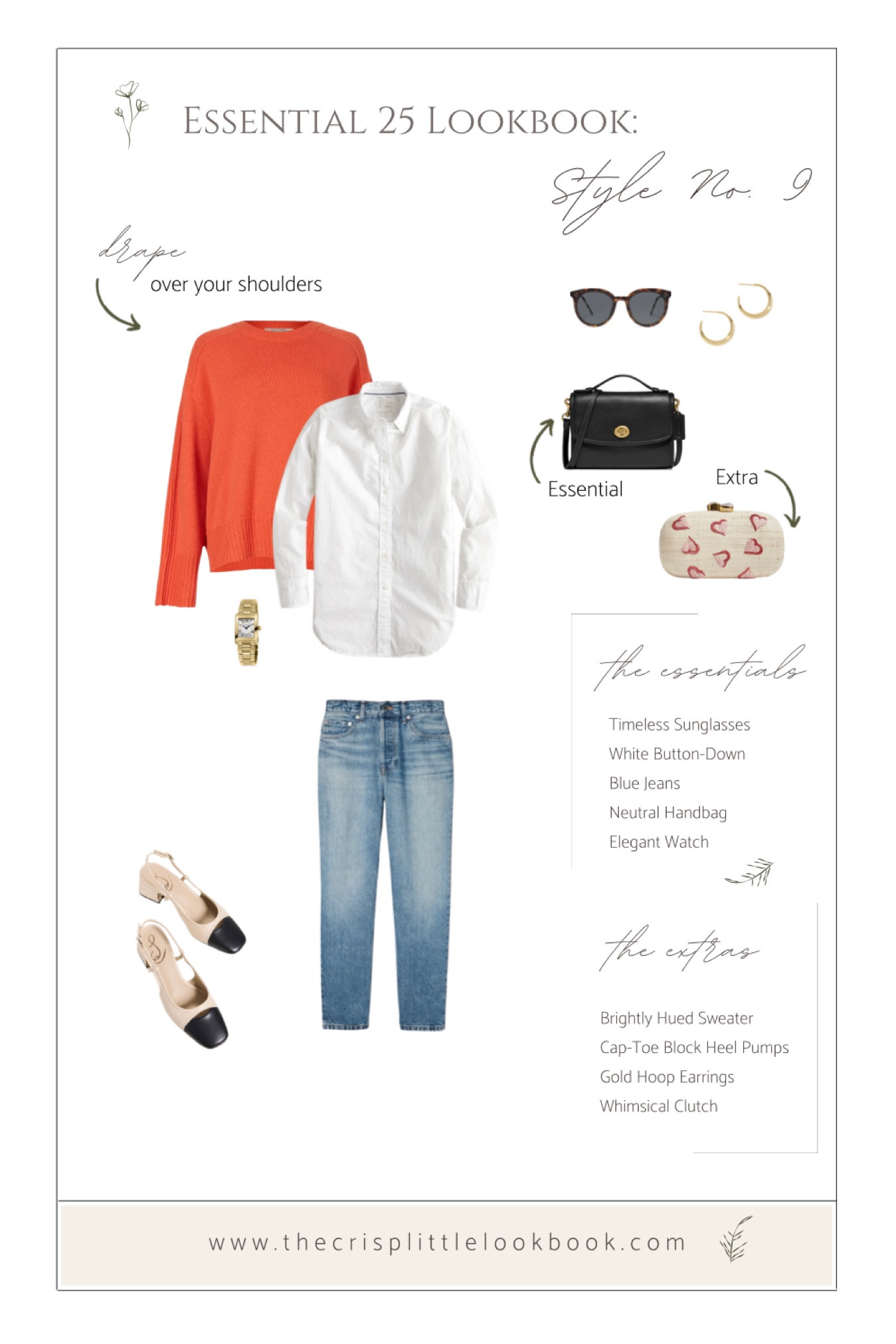 Essential 25 Look No. 9 … basics + brights 💛 

#LTKstyletip #LTKSeasonal