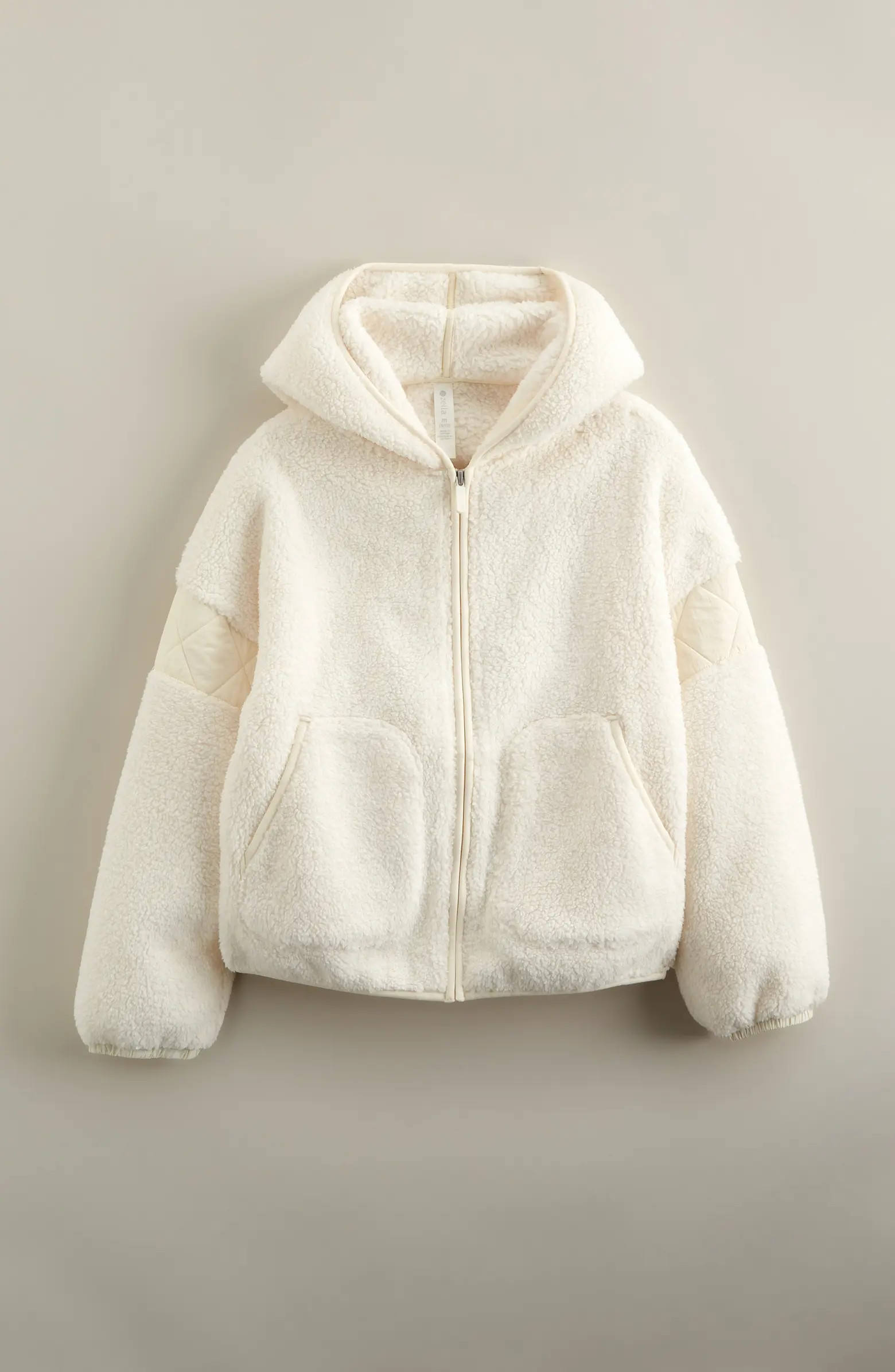 Zella Girl Kids' Faux Fur Zip-Up Hoodie | Nordstrom | Nordstrom