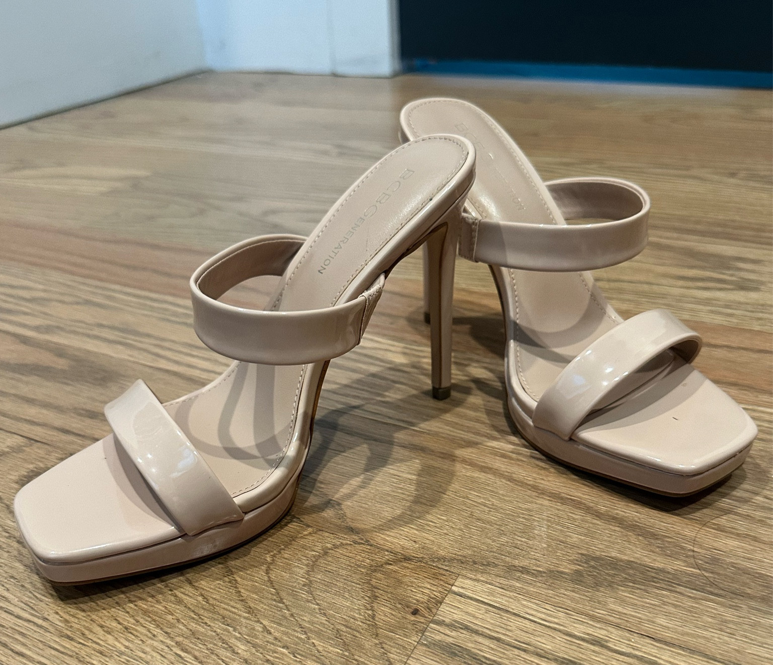 Nude patent heels. Great to wear with a crop/ankle jean or a midi dress! Got these for under $50 at Saks Off Fifth. TTS. 

#LTKshoecrush #LTKfindsunder50 #LTKstyletip