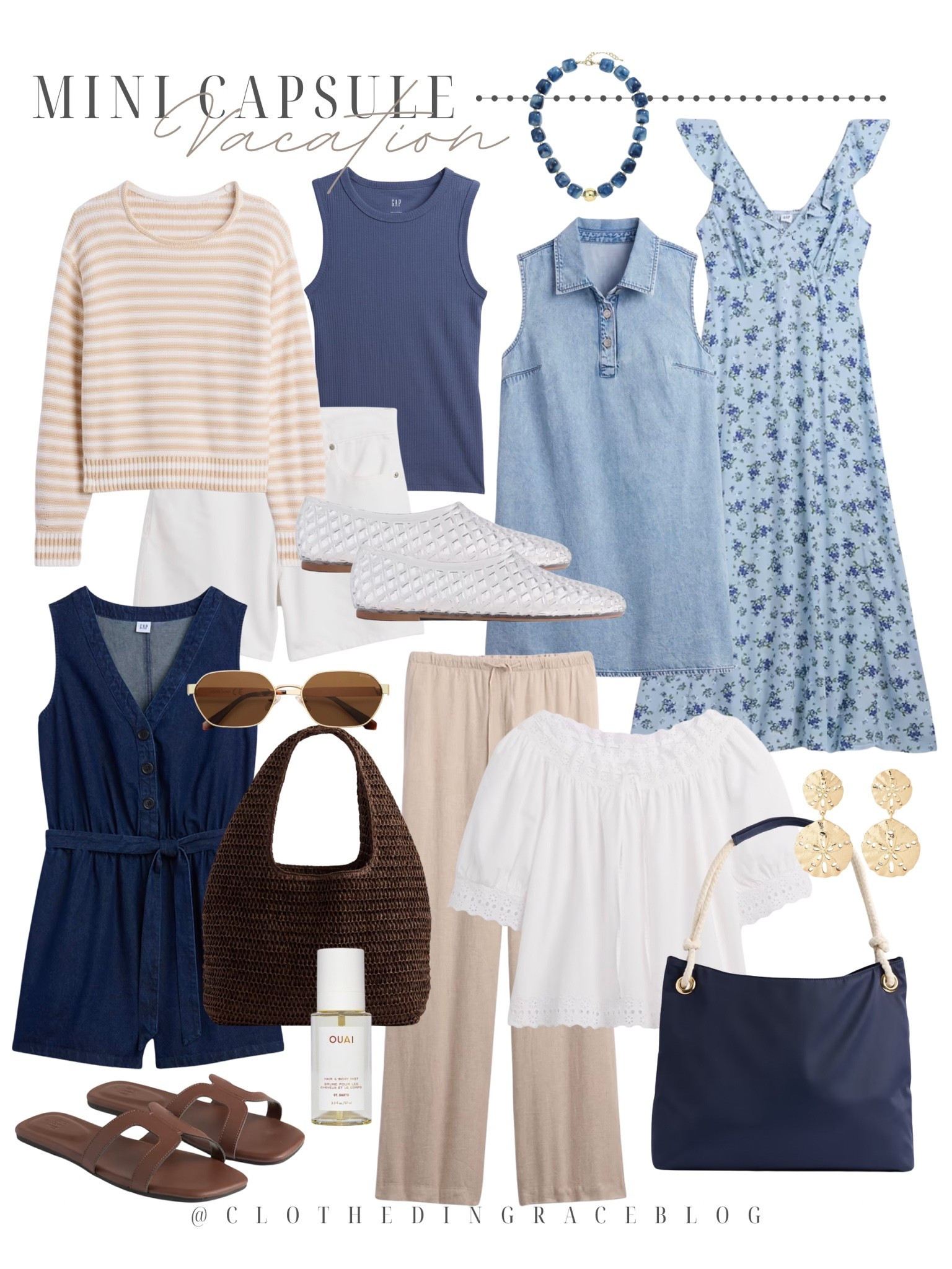 Mini capsule wardrobe for vacation