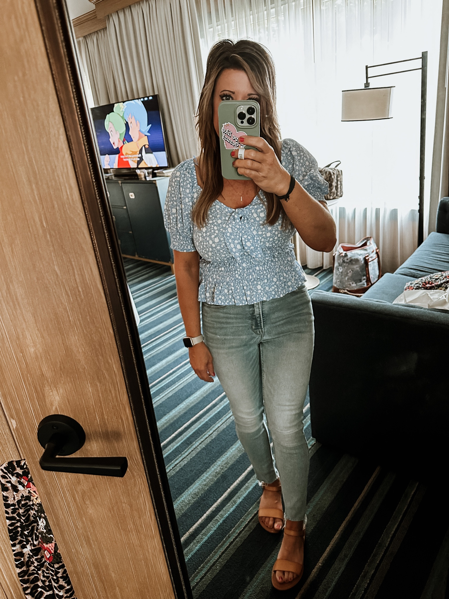 Vaca mode outfit ✅ 

Perfect little top & sandals for dinner by the beach ☀️🌊

#LTKunder50 #LTKstyletip