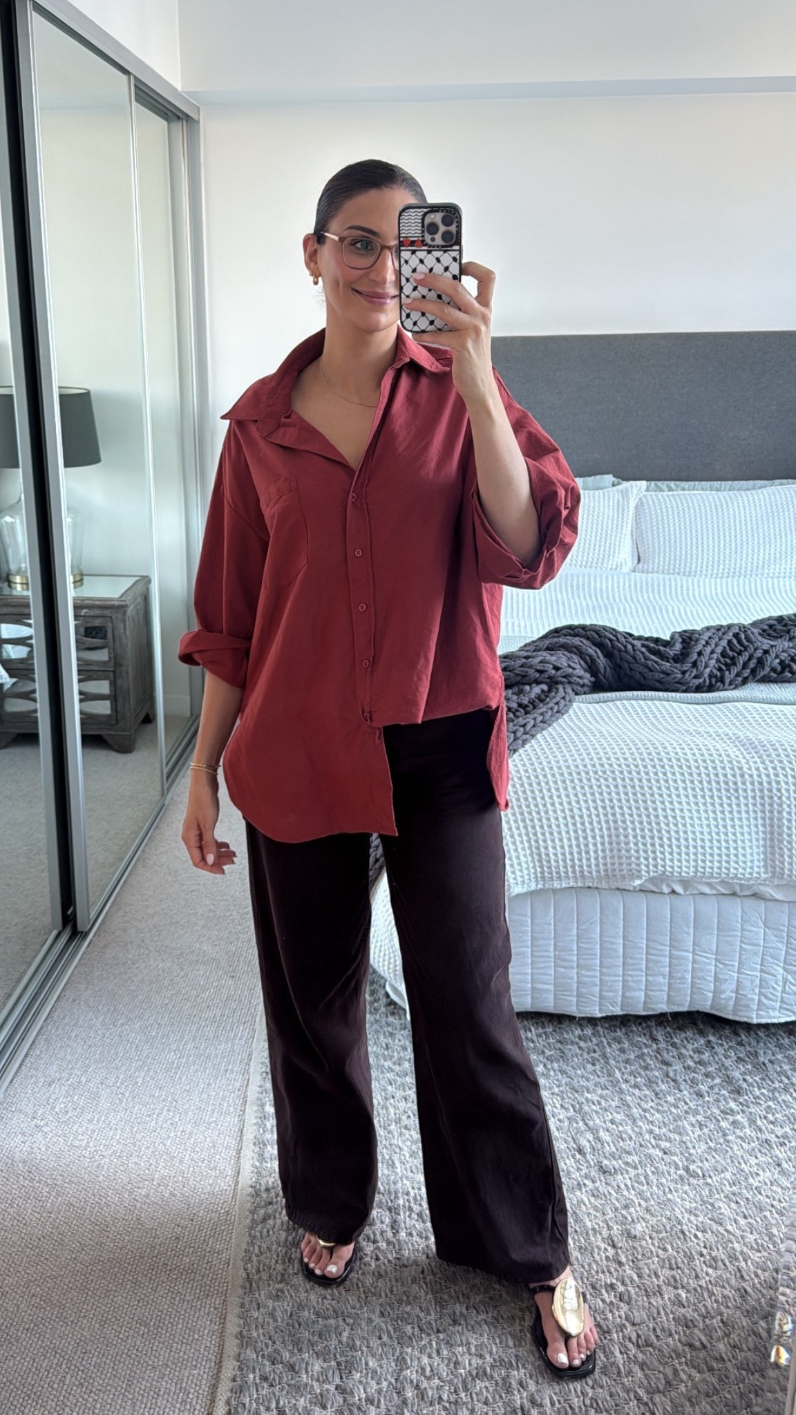 Wearing size 12 in shirt, pants and 41 in thongs 

#LTKjeans #LTKsummer #LTKaustralia