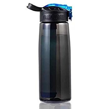 Water Filter Bottle for Travel, Camping, Hiking, Outdoor and Daily Use, Filtered Water Bottle with B | Walmart (US)