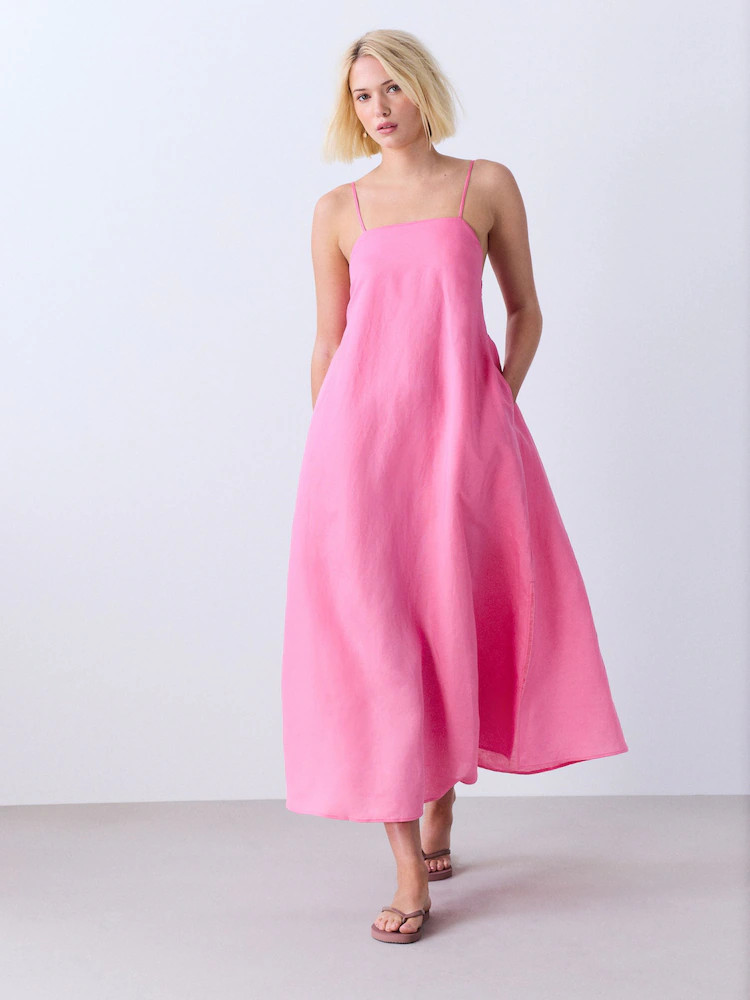 Felroze - Square Neck Cami Midi Dress | Next EU