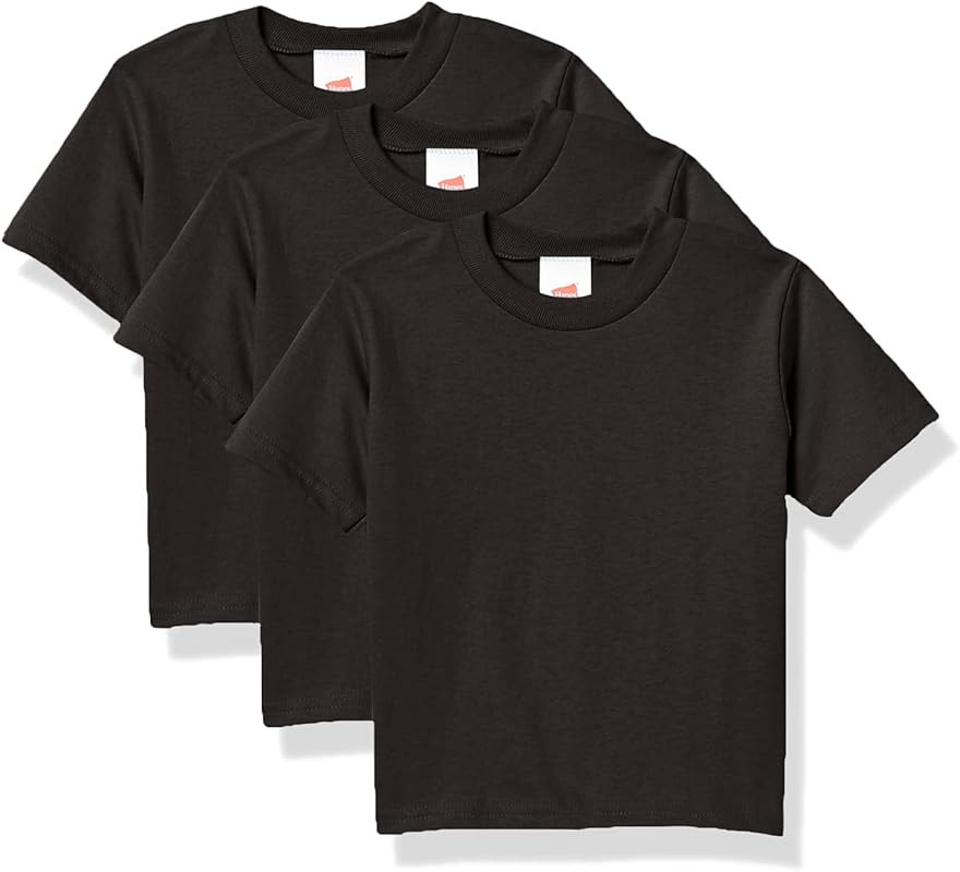Hanes Boys' Essentials Short Sleeve T-shirt Value Pack (3-pack) | Amazon (US)