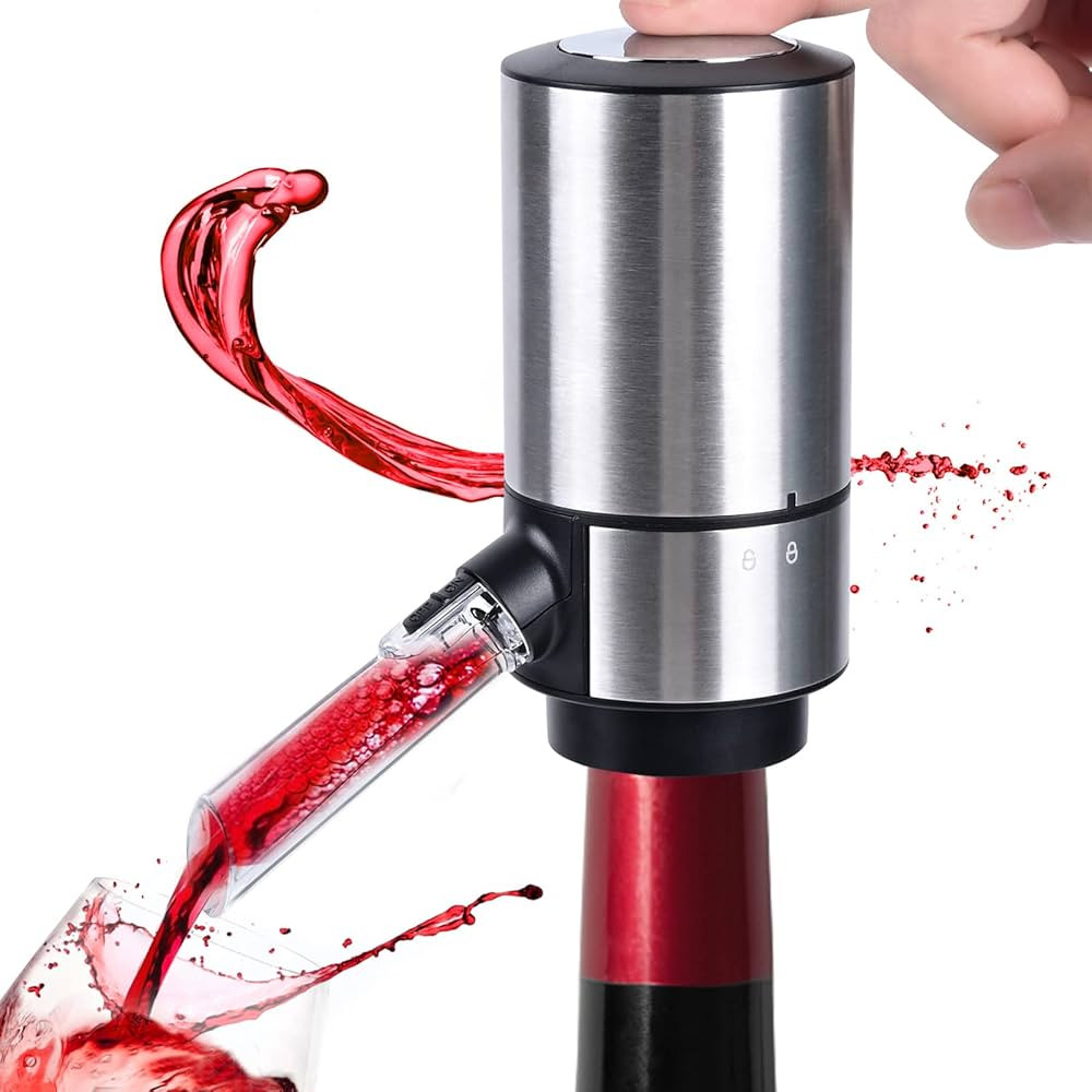 ESCLAP Electric Wine Aerator, Wine Decanter Pump Dispenser Gifts Set, 2024 NEW Automatic Wine Aer... | Amazon (US)