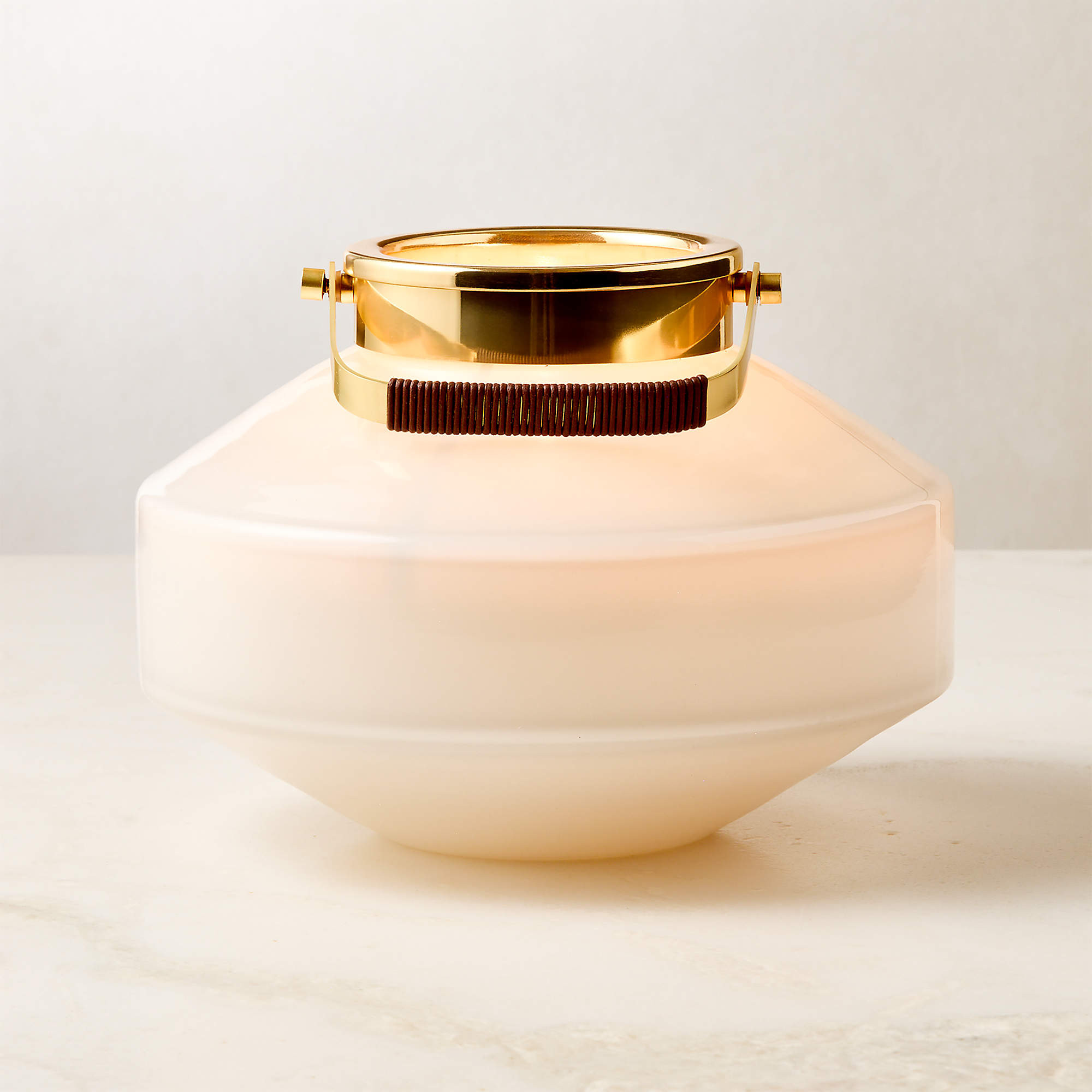 Alira Glass Outdoor Lantern 10.25" + Reviews | CB2 | CB2