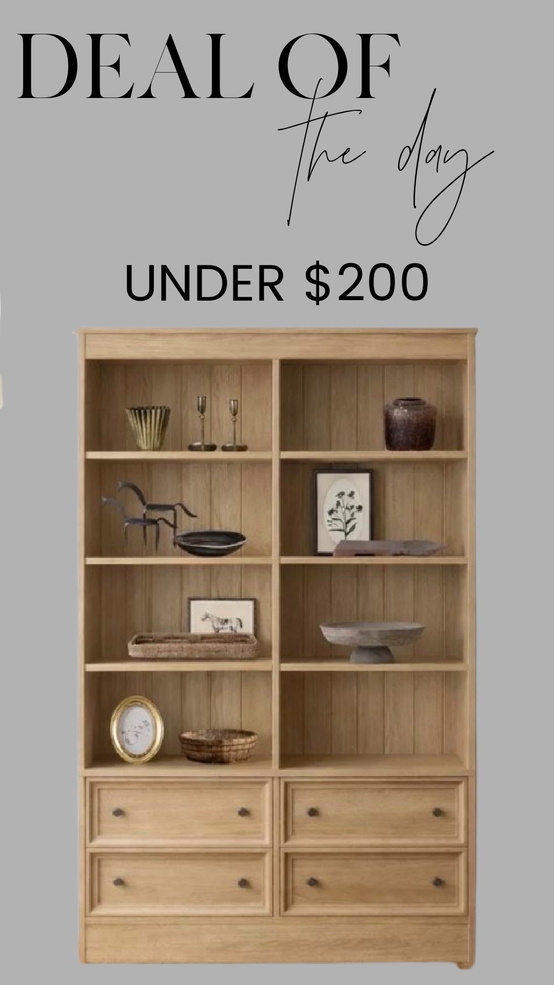 Built-in look. Budget price. Under $200 and such a good deal.

#LTKSaleAlert #LTKHome