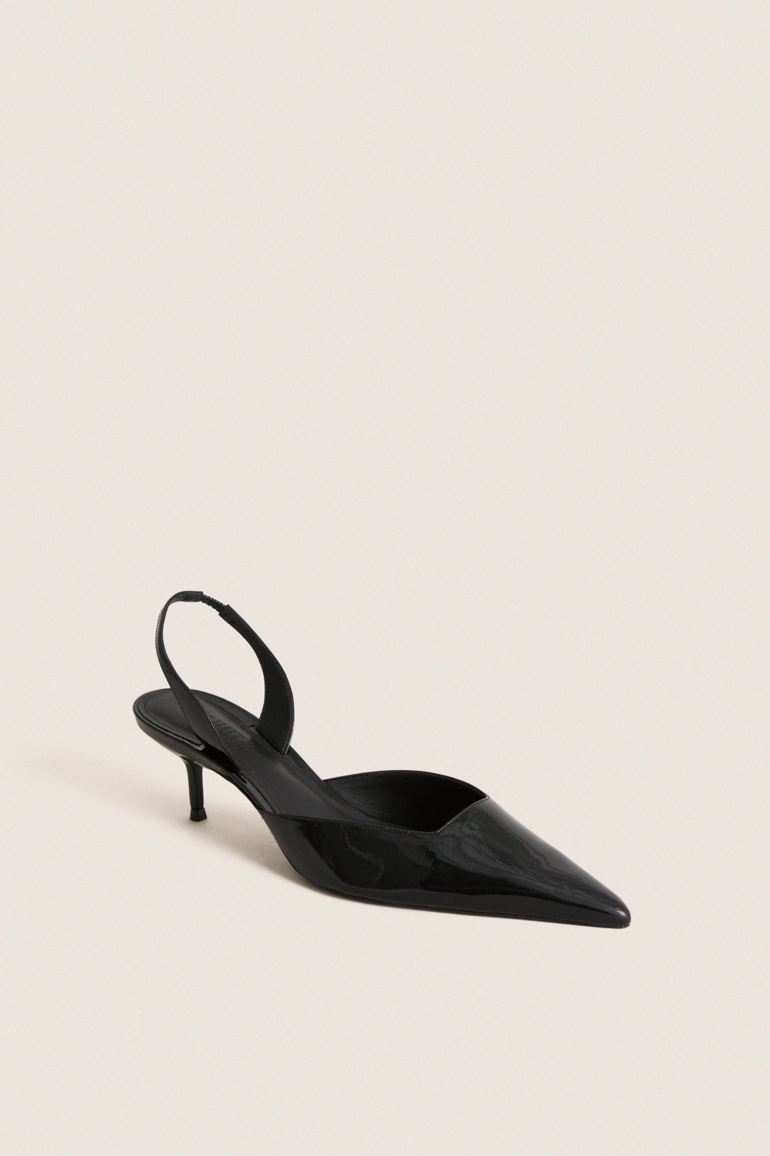 Black Paola Mid Heels | Tuckernuck (US)