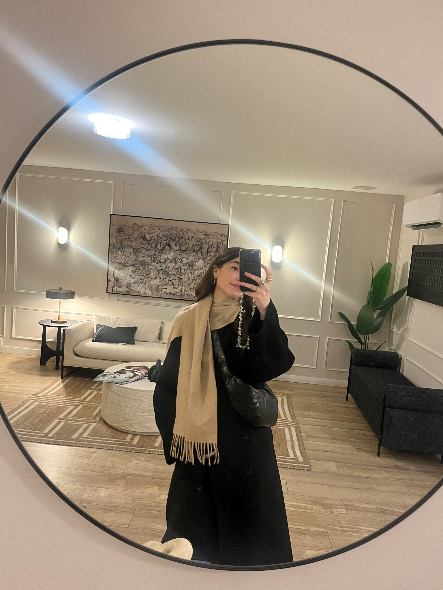 Winter OOTD - go to coat, scarf, and bag combo 

#LTKGiftGuide #LTKSeasonal #LTKHoliday