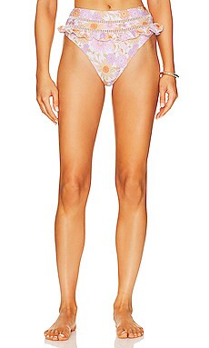 Tularosa Iyanna High Waist Bottom in Lilac Retro Floral from Revolve.com | Revolve Clothing (Global)