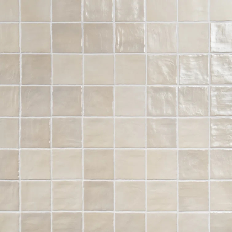 Southampton 4" x 4" Satin Finish Handmade Look Wall Tile (5.38 Sq. Ft. / Case) | Wayfair North America