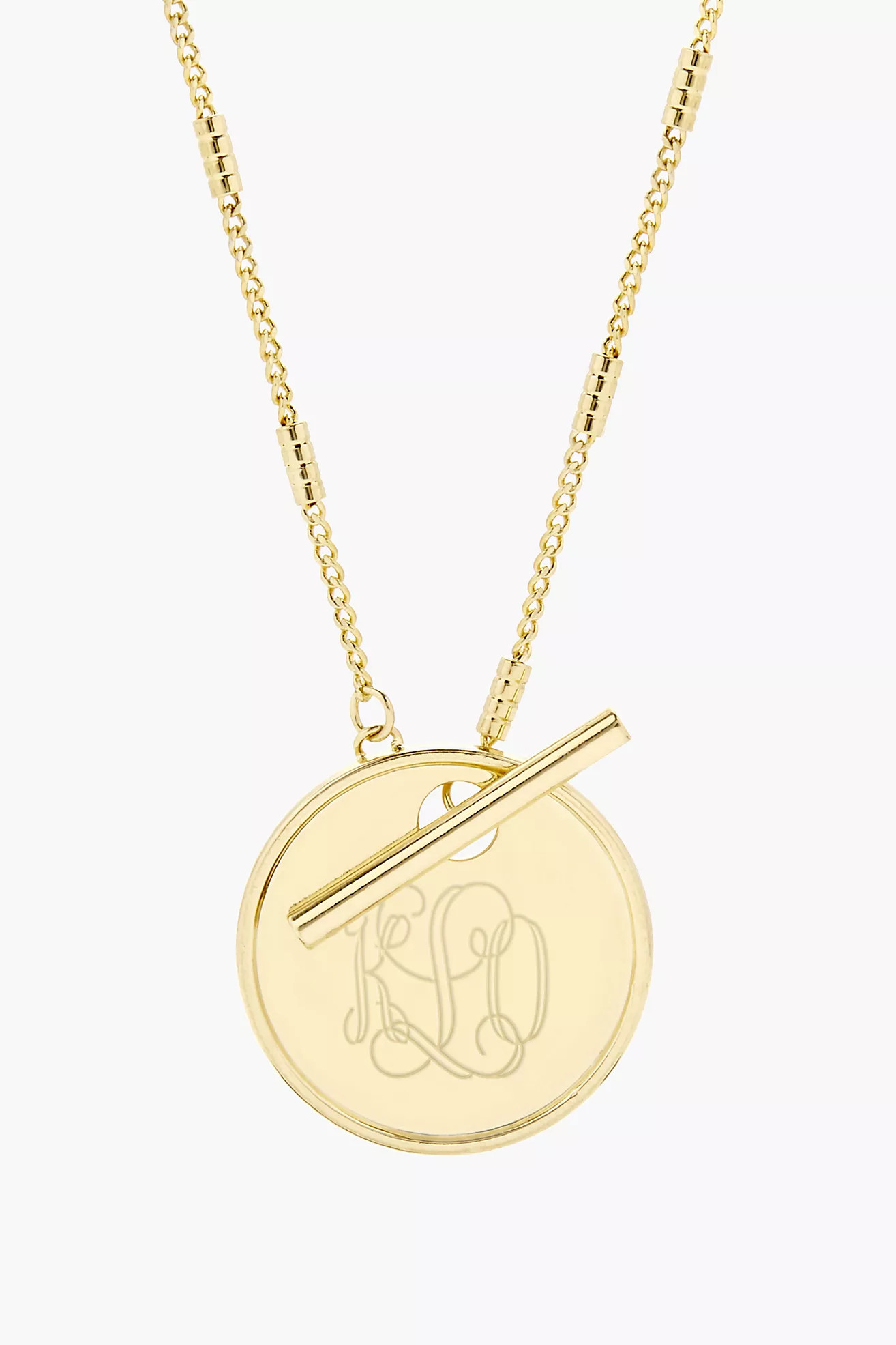Brook & York Custom Monogram Toggle Necklace | Anthropologie (US)