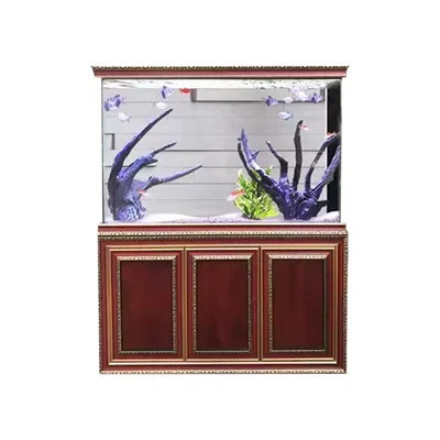 86-103 Gallon Glass+Manufactured Wood Modern Eco Aquarium Tank | Wayfair North America