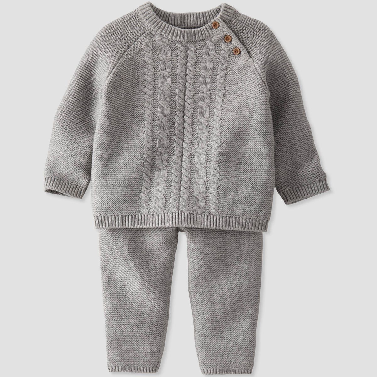 Little Planet by Carter’s 2pc Sweater Set - Gray | Target