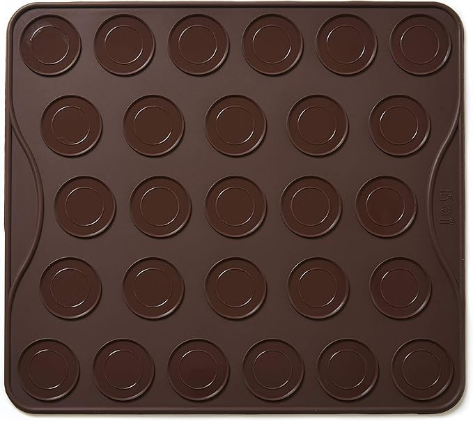 Macaroons Non Stick Baking Mat Silicone Mould 27 Cavity x 10 | Amazon (US)
