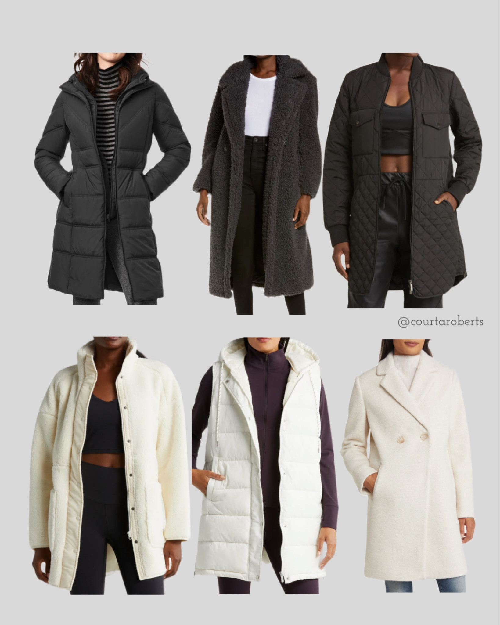 Coats 

Fall Wear Winter Coats Jackets Quilted Black White Cream Long Puffer Bernardo Zella Casual Athletic Classy Dressy Vest Black Friday Sale Herno Sister Gift Mom Friend Womens Ugg Sherpa Sam Edelman 

#LTKSeasonal #LTKsalealert