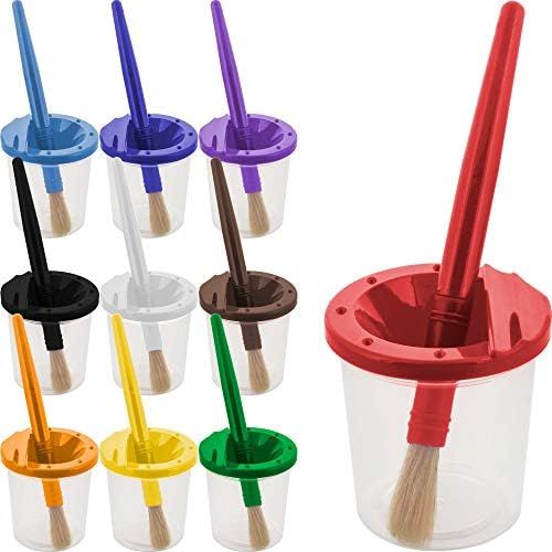 Early Learning Kids Paint Set Washable Finger Paint with Assorted Painting Brushes Sponges Portab... | Amazon (US)