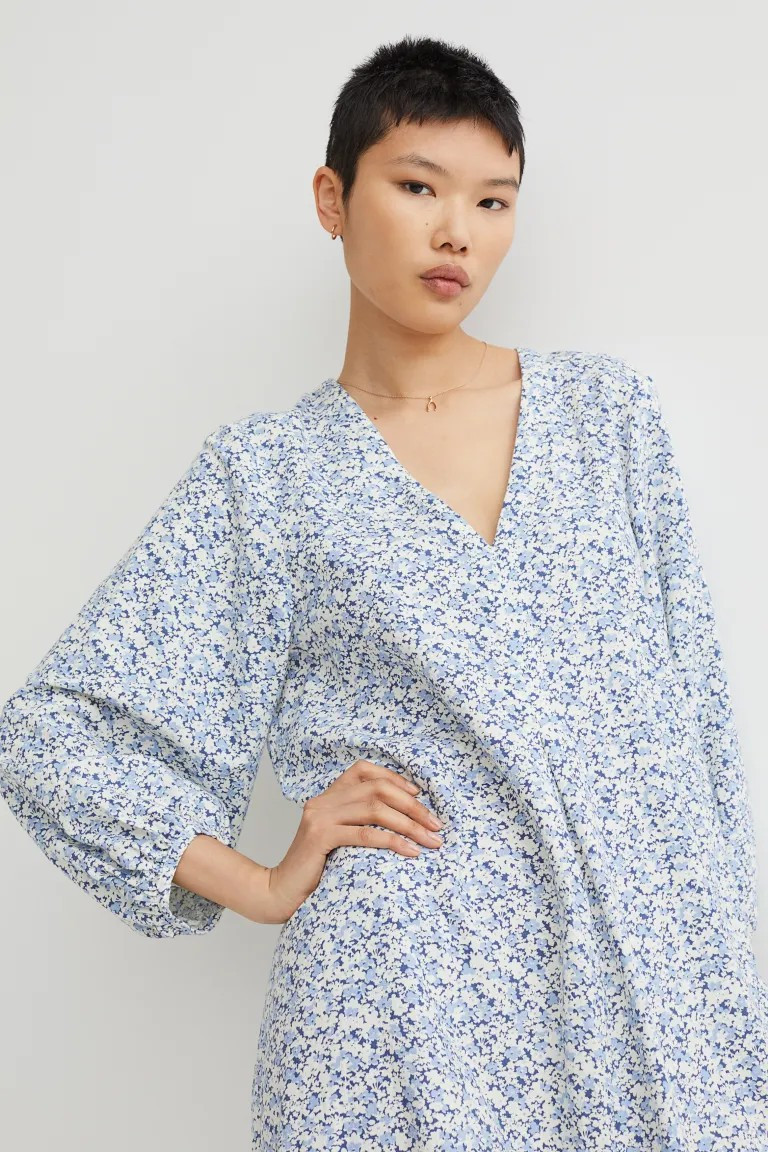 Wide-cut Cotton Dress | H&M (US + CA)
