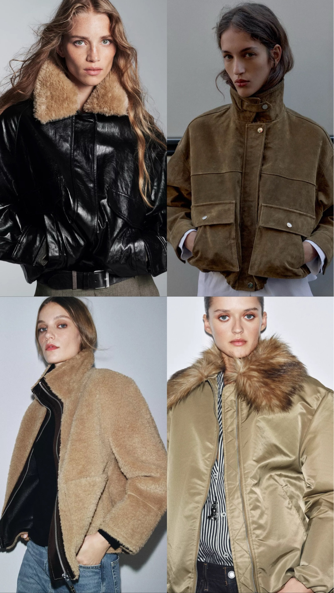 Zara. Zara new in. Jackets. Coats. Faux fur coat. Aviator jacket. Leather jacket. Teddy fleece. Suede jacket  

#LTKuk #LTKstyletip #LTKautumn
