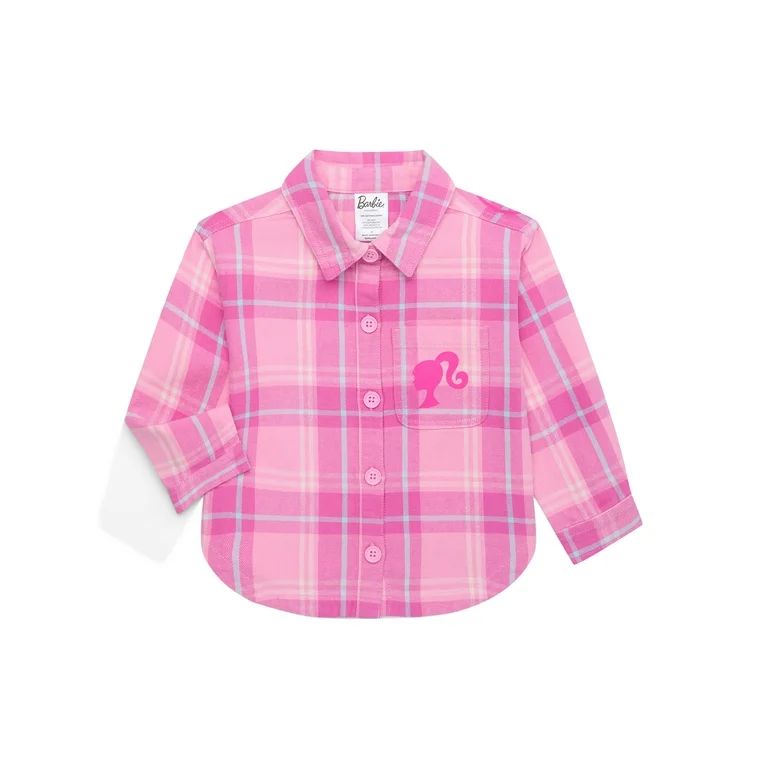 Barbie Toddler Girls Shacket, Sizes 12 Months - 5T - Walmart.com | Walmart (US)