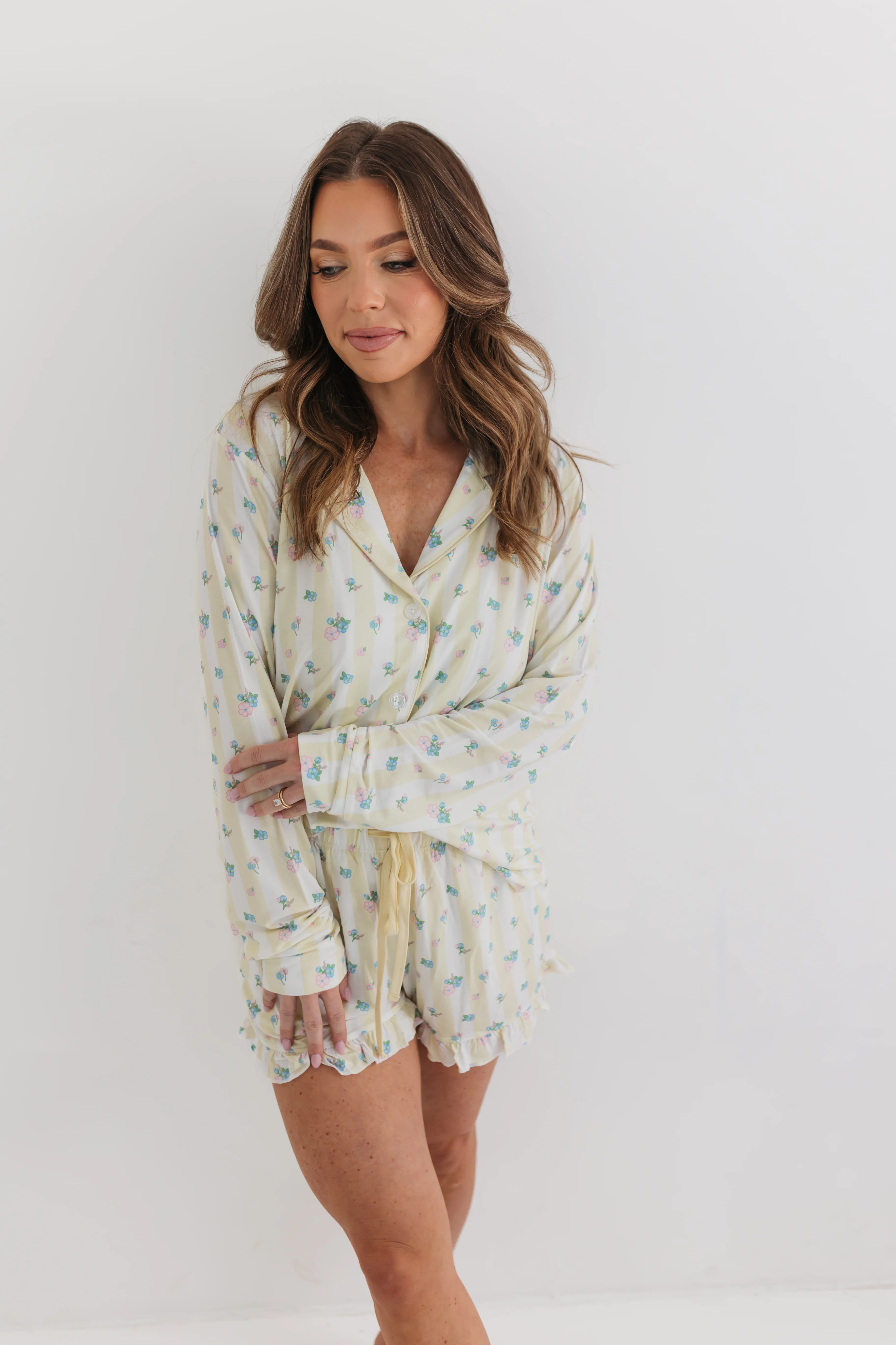 Harper Women's Long Sleeve Short Set | In My Jammers