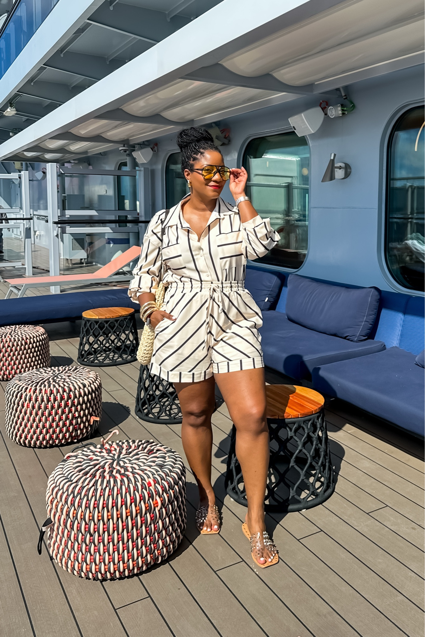 New fave two-piece set from Amazon. Sized up to an XL to have more room in the thigh area.

striped two-piece set / striped short set / two-piece summer outfit / casual striped outfit / striped lounge set / comfy two-piece set / striped shorts and top set / summer matching set / cute striped short set / two-piece vacation outfit / relaxed striped outfit / striped co-ord set / casual summer short set / lightweight striped set / trendy two-piece outfit / Amazon finds / Amazon set


#LTKFindsUnder50 #LTKStyleTip #LTKMidsize