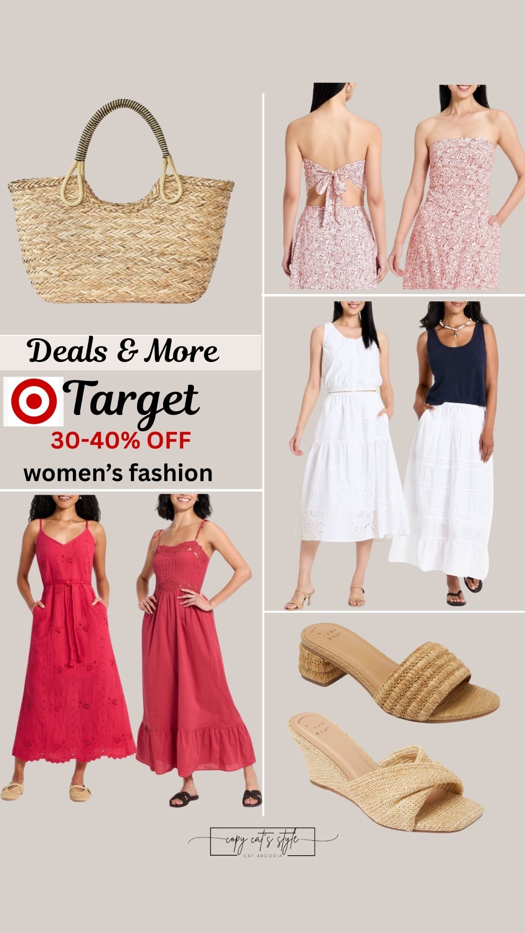 Target summer fashion trending now. Target dresses, sandals, and tote bags.

#LTKMidsize #LTKPlusSize #LTKTall