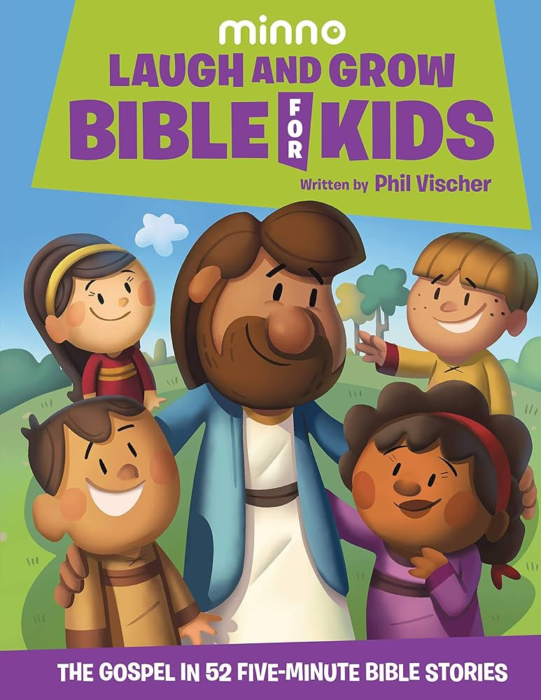 Laugh and Grow Bible for Kids: The Gospel in 52 Five-Minute Bible Stories | Amazon (US)