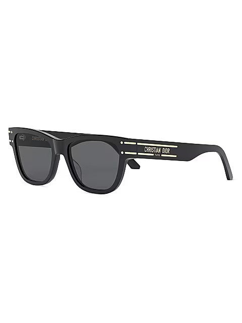 DiorSignature 54MM Rectangular Sunglasses | Saks Fifth Avenue