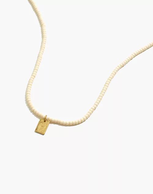 Beaded Pendant Necklace | Madewell