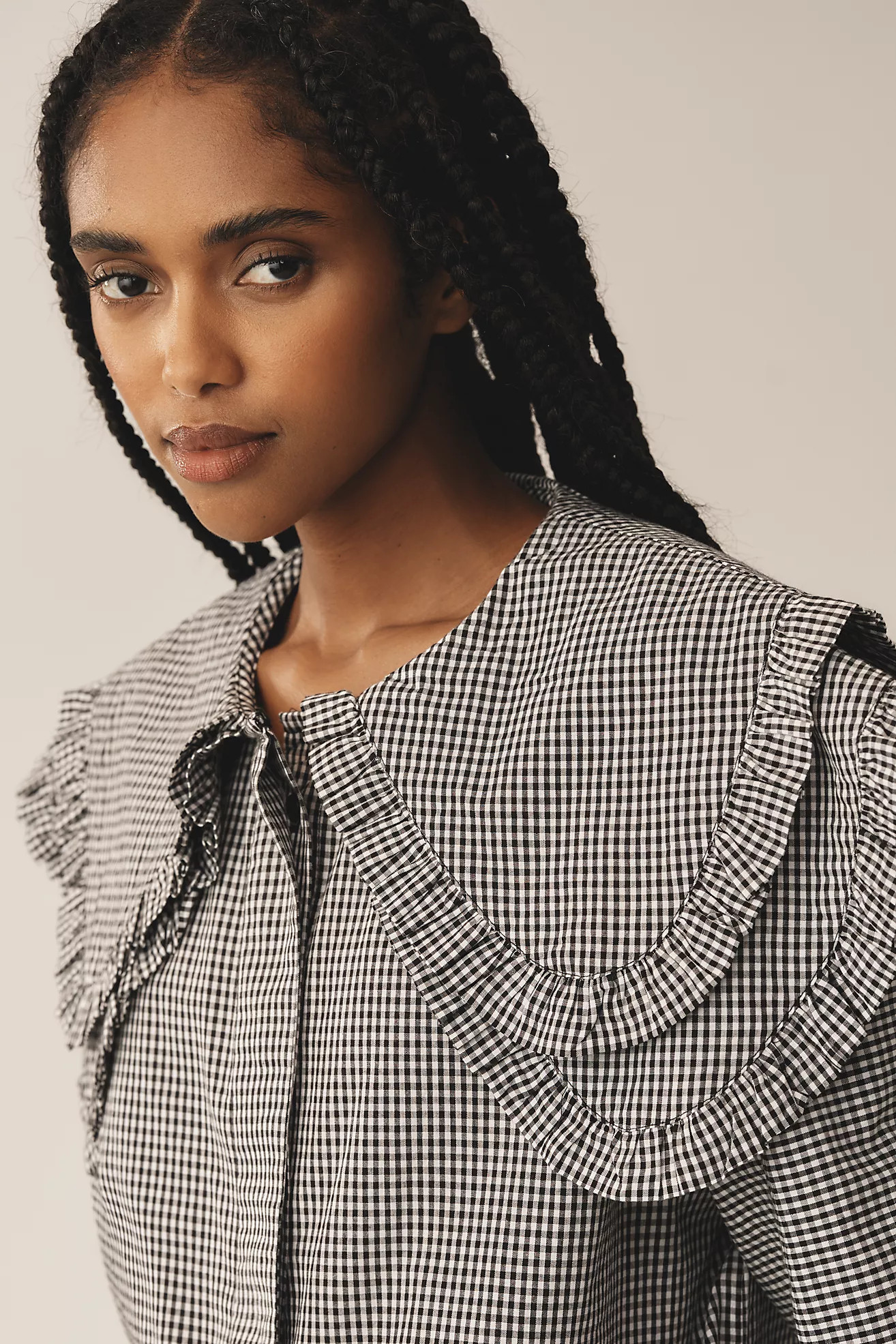 Damson Madder Lois Double-Collar Blouse | Anthropologie (US)