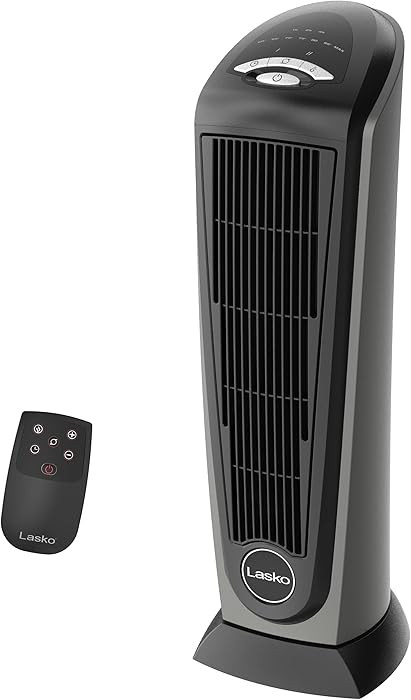 Lasko 1500W Ceramic Tower Space Heater with Remote, Thermostat, Timer & Widespread Oscillation, P... | Amazon (US)