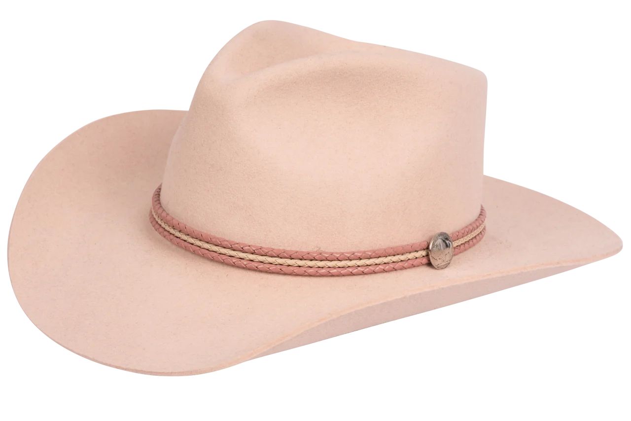 Stetson Pink Woodrow Wool Hat | Pinto Ranch | Pinto Ranch