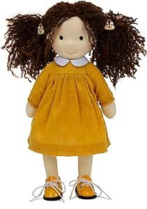BlissfulPixie Handmade Waldorf Doll- Inka 12", Soft Girl Rag Doll with Cute Stuffed Plush, Ideal ... | Amazon (US)