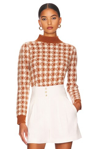 HEARTLOOM Jodene Sweater in Ginger from Revolve.com | Revolve Clothing (Global)