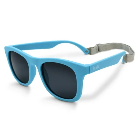 Jan & Jul Toddler Sunglasses Boys Girls with Adjustable Strap (M: 2 - 6 Years, Sky Blue) | Walmart (US)