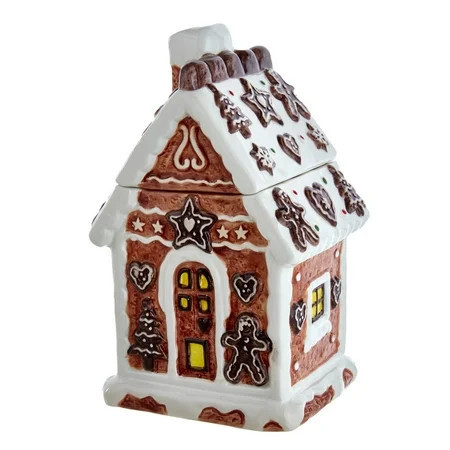 Kurt S. Adler Cookie Jar Gingerbread House, 10.2-Inch, Brown | Walmart (US)