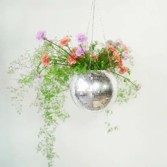 Dado Disco Ball Plant Hanger With Retro Packaging. - Etsy | Etsy (US)