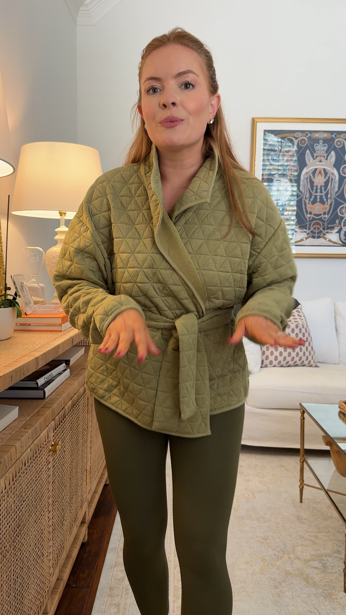 Wearing small in the coat and medium in the leggings

The easiest way to look polished in leggings: throw a quilted wrap coat over it. Cozy, comfortable, and instantly put together — perfect fall outerwear for moms on the go.

#LTKFinds #FallOutfits

#LTKSeasonal