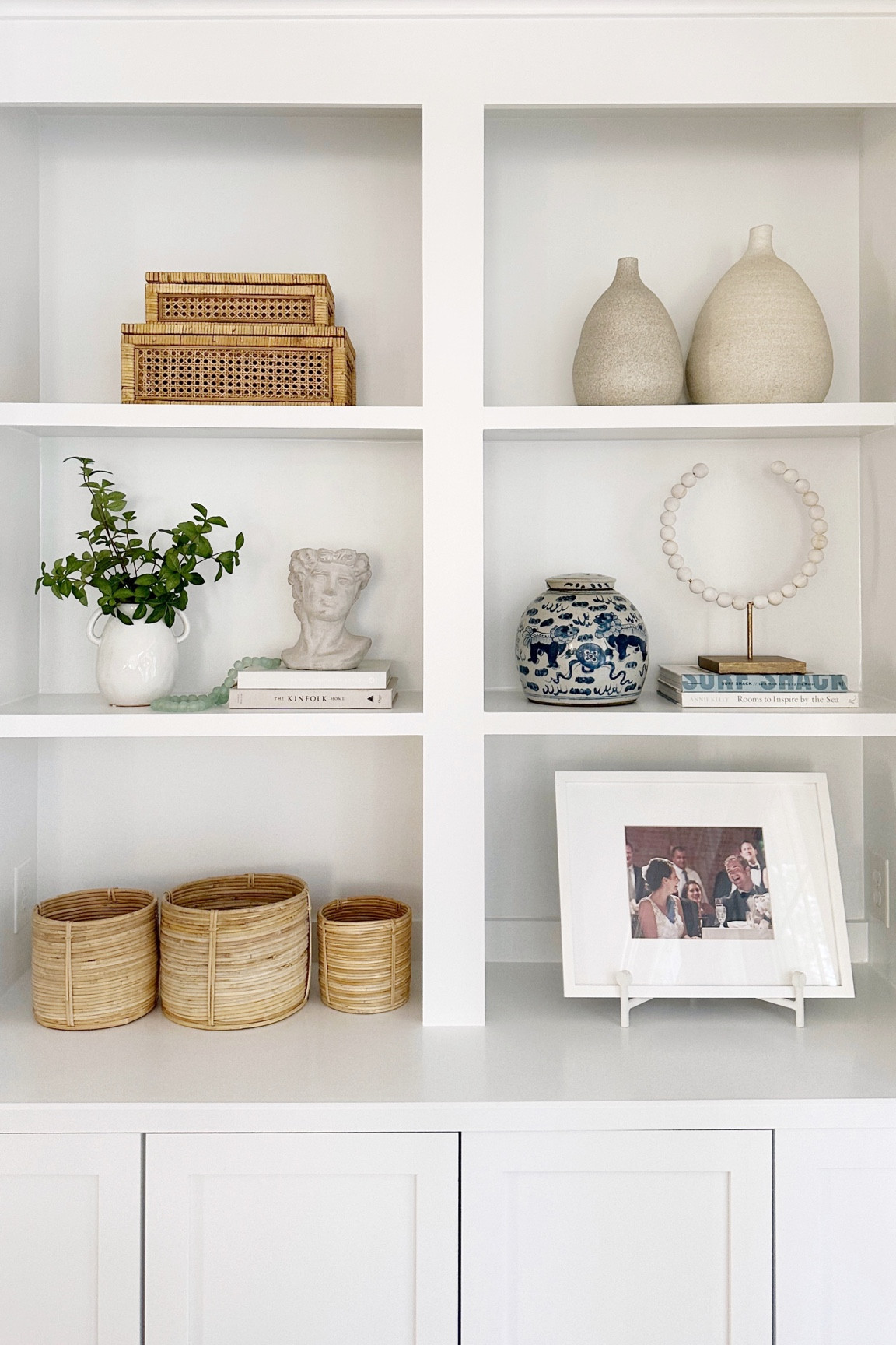 Bookshelf styling with items from
Amazon  

#LTKunder100 #LTKstyletip #LTKhome