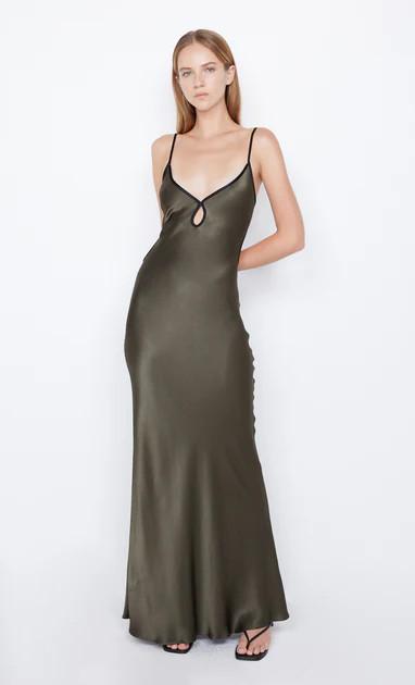 CEDAR CITY MAXI DRESS - DARK WILLOW/BLACK | Bec & Bridge (Global)