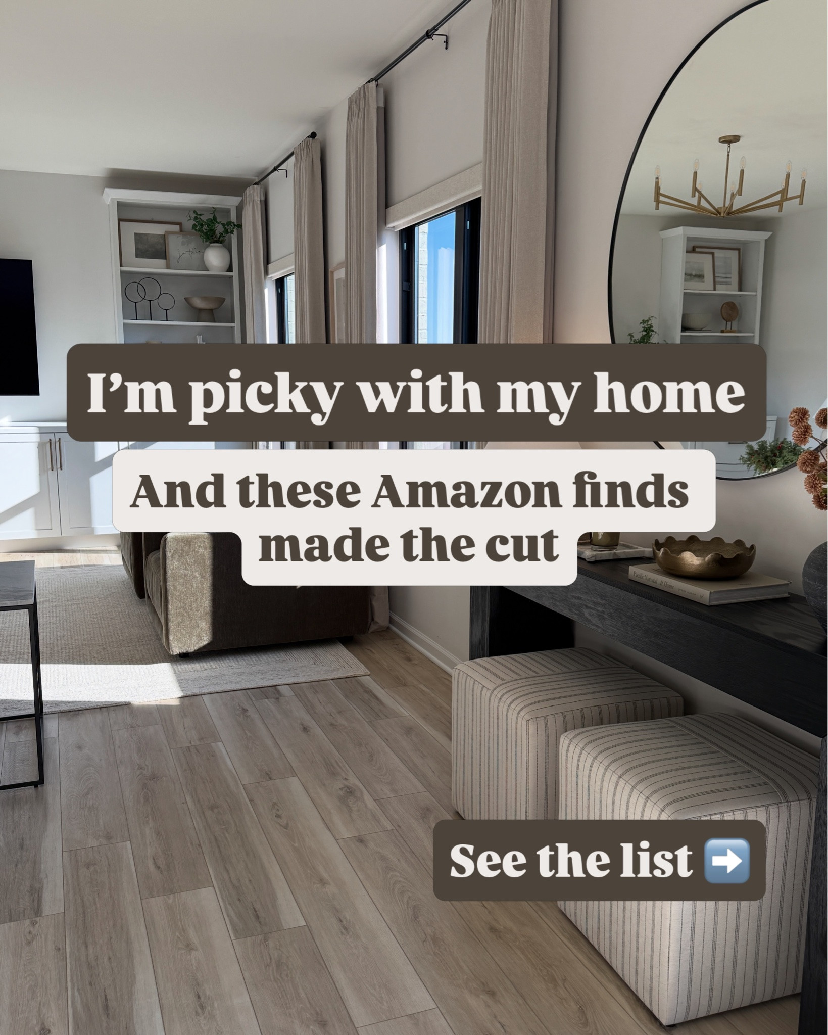 I’m picky with my home and these Amazon home decor finds made the cut! 🏡😍 

A roundup of furniture, rugs and elevated home decor finds you’d never guess are from Amazon 😍🙌

#LTKU #LTKHome #LTKSaleAlert