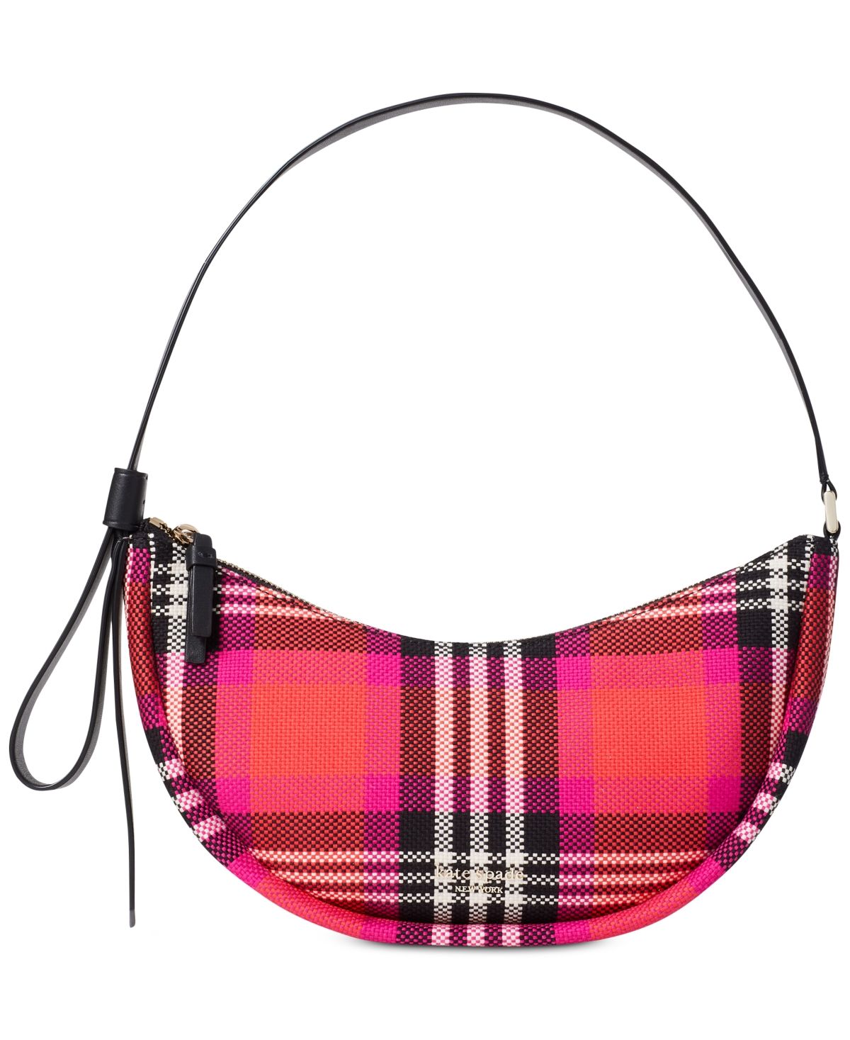 Kate Spade New York Smile Foliage Plaid Small Shoulder Bag | Macys (US)