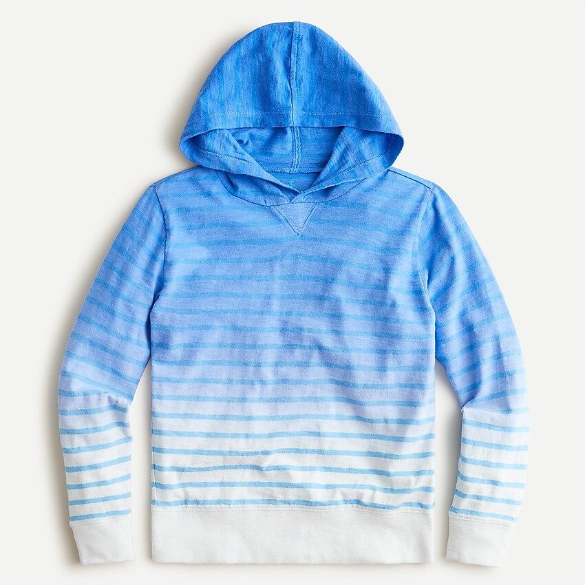 Boys' dip-dye stripe hoodie T-shirt | J.Crew US