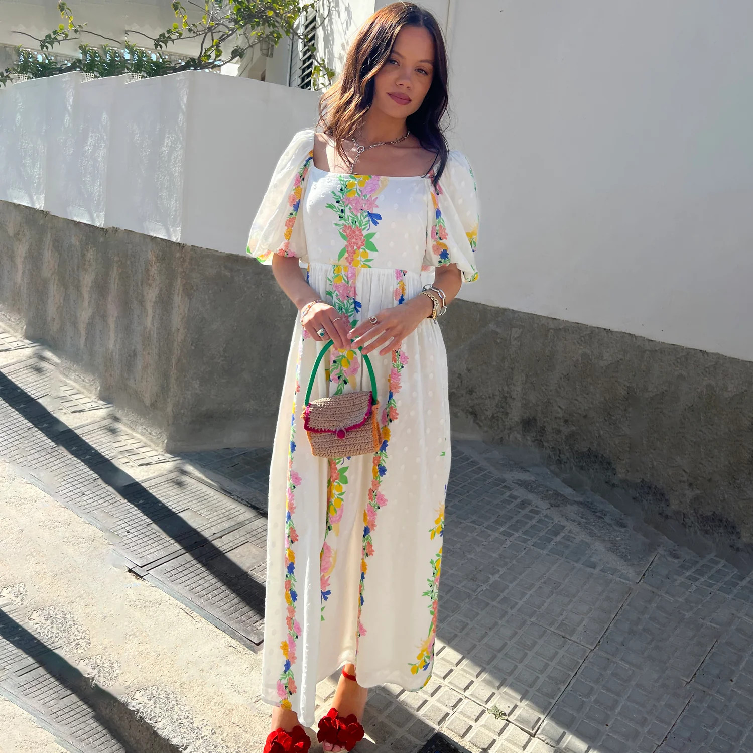 Floral Prairie Midi Dress | Never Fully Dressed (UK & IE)