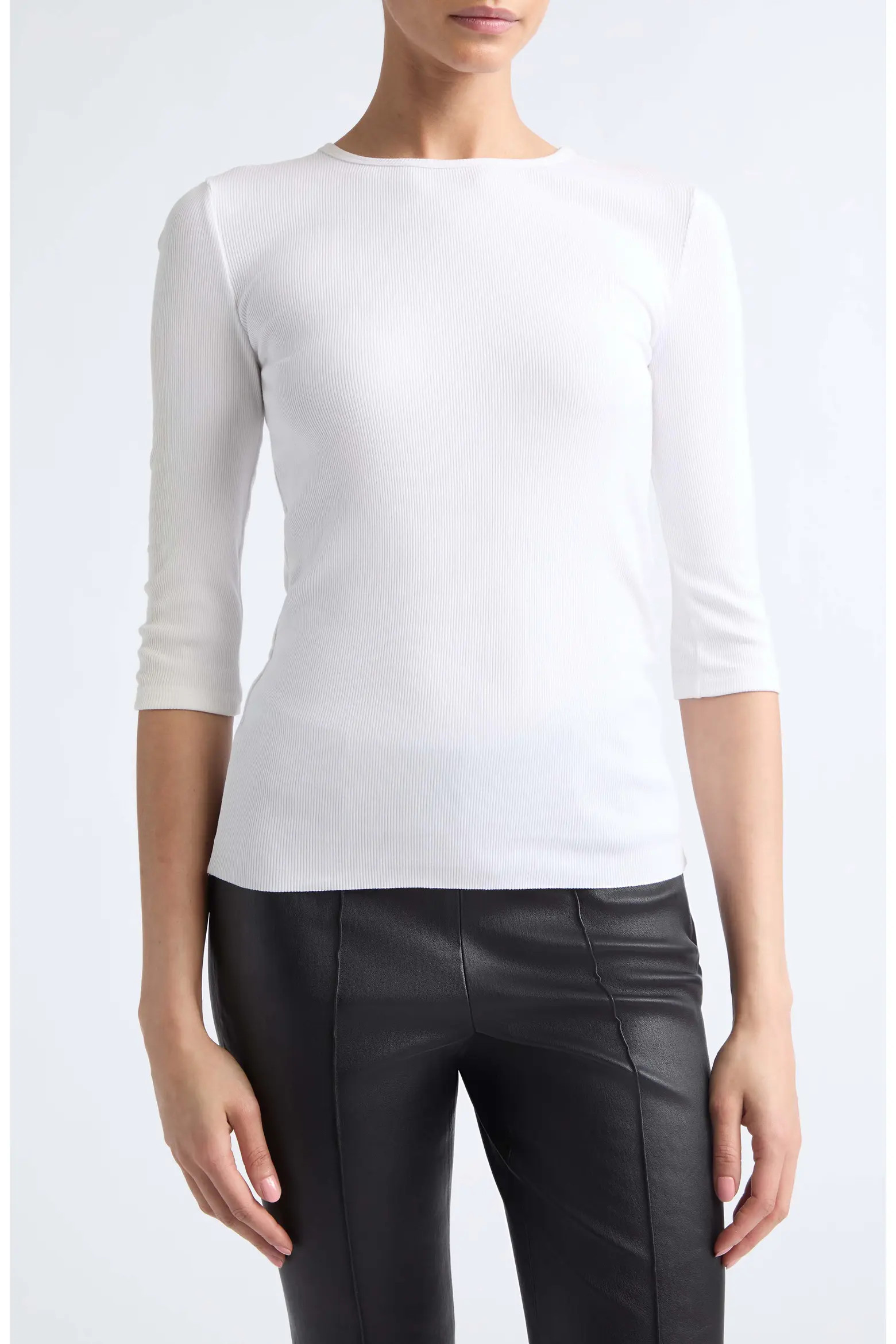 Elbow Sleeve Crewneck Top (Women) | Nordstrom | Nordstrom