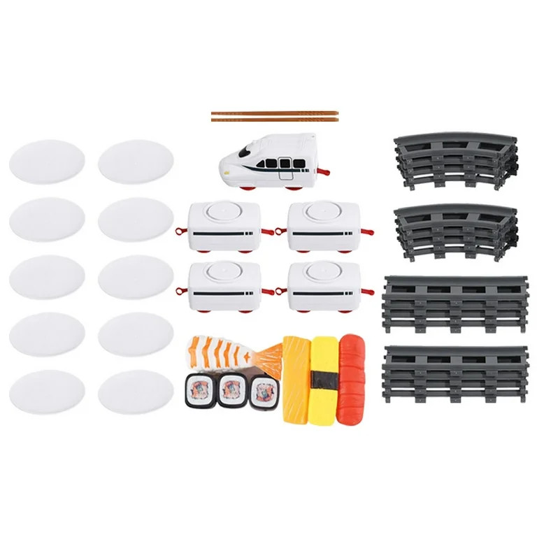 1 Set Sushi Trains Set Rotating Table Food Train Electric Train Toy Rotation Sushi Trains | Walmart (US)