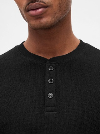 Rib Henley PJ Shirt | Gap (US)